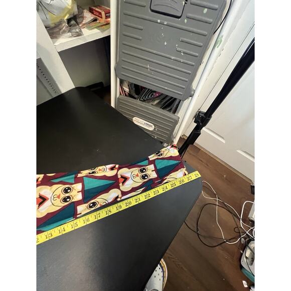 TC LuLaRoe Unicorn Leggings Multi Color Bunny Print Tall And Curvy Size 16 - Picture 10 of 10